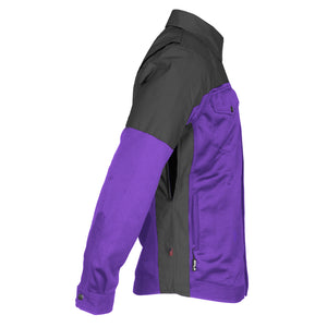 Summer Mesh Reflective Shirt Purple Nebula - with Pads