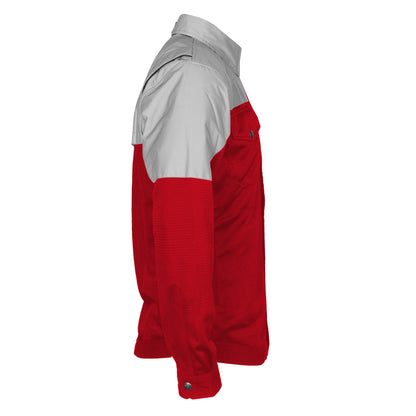 Summer Mesh Reflective Shirt Red Eclipse - with Pads