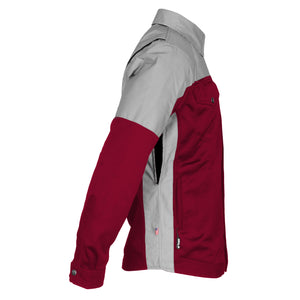 Summer Mesh Reflective Shirt Red Maroon Eclipse - with Pads
