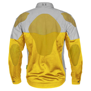 Summer Mesh Reflective Shirt Yellow Eclipse - with Pads