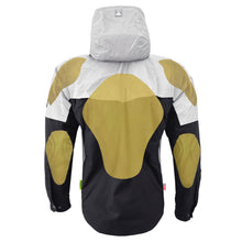 Protective Reflective Flannel Hoodie "Alloy Eclipse" For Men - Black and Silver with Pads