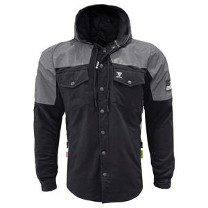 Protective Reflective Flannel Hoodie 