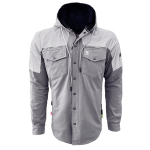 Protective Reflective Flannel Hoodie 