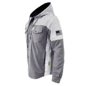 Protective Reflective Flannel Hoodie 
