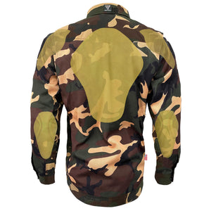 Protective Camouflage Shirt "Knight Hawk" - Dark Color with Pads