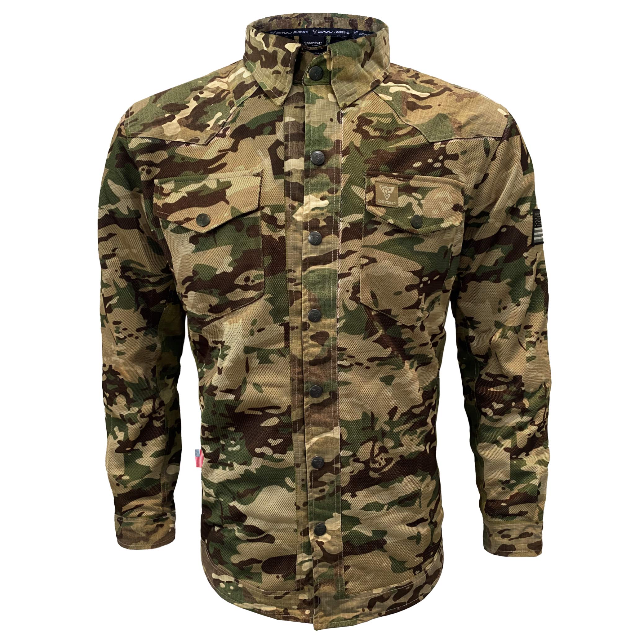 Summer Mesh Protective Camouflage Shirt “Delta Four” - Light Camouflage  ‌