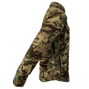 Summer Mesh Protective Camouflage Shirt "Delta Four" - Light Camouflage with Pads