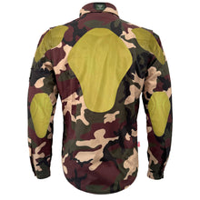 Protective SoftShell Winter Jacket for Men - Camouflage Knight Hawk with Pads
