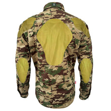 Protective SoftShell Winter Jacket for Men - Camouflage Delta Four with Pads