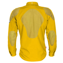 Protective SoftShell Winter Jacket for Men - Yellow Matte with Pads