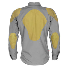 Men's-Softshell-Jacket-Gray-Solid-Back-With-Pads