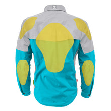 SoftShell Reflective Arctic Blue Eclipse Winter Jacket for Men - with Pads