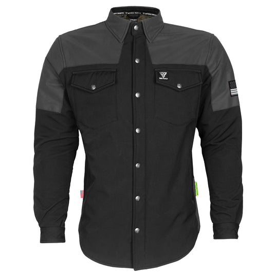 SoftShell-Reflective-Winter-Jacket-for-Men-Black-Matte-Front