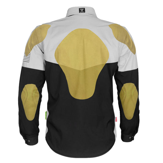 SoftShell-Reflective-Winter-Jacket-for-Men-Black-Silver-Back-With-Pads