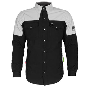 SoftShell-Reflective-Winter-Jacket-for-Men-Black-Silver-Front