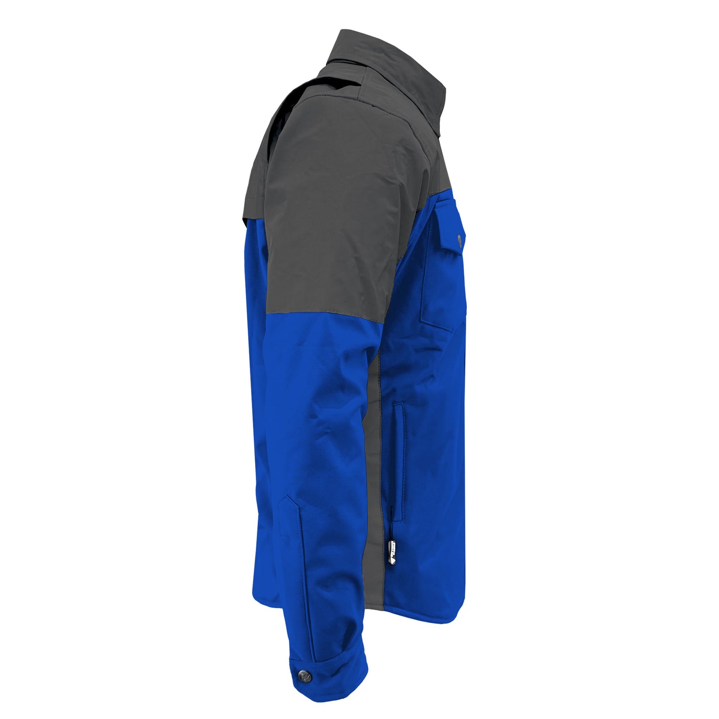 SoftShell Reflective Blue Nebula Winter Jacket for Men - with Pads
