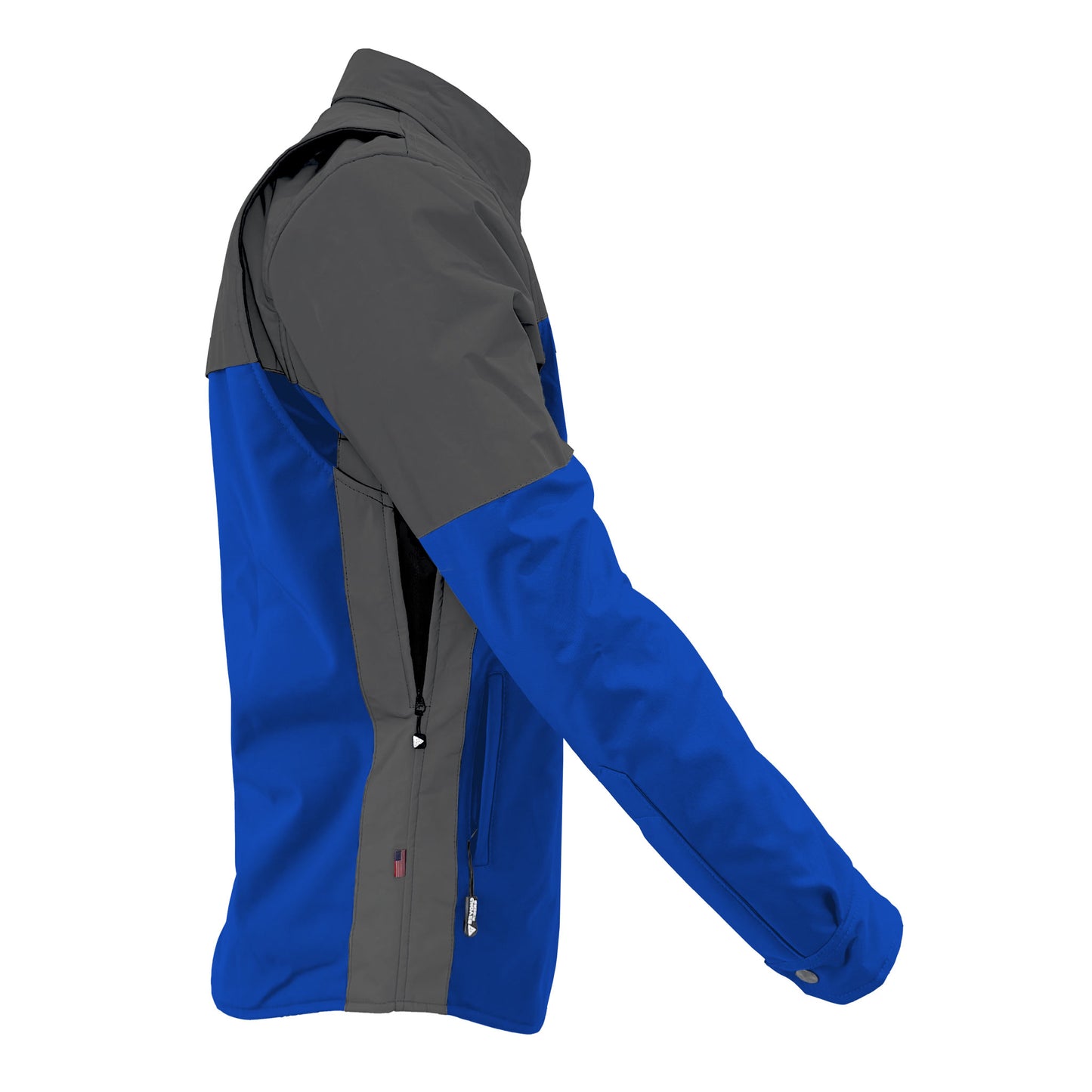 SoftShell Reflective Blue Nebula Winter Jacket for Men - with Pads
