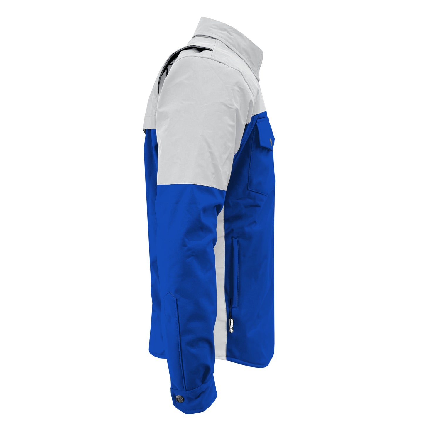 SoftShell Reflective Blue Eclipse Winter Jacket for Men - with Pads