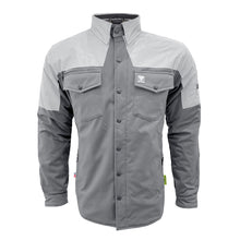 SoftShell Reflective "Twilight Titanium" Winter Jacket for Men - Grey Matte with Pads