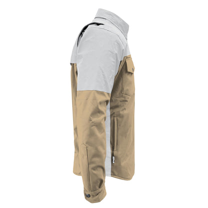 SoftShell Reflective Khaki Eclipse Winter Jacket for Men - with Pads