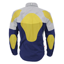 SoftShell Reflective Navy Blue Eclipse Winter Jacket for Men - with Pads