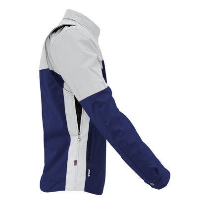 SoftShell Reflective Navy Blue Eclipse Winter Jacket for Men - with Pads