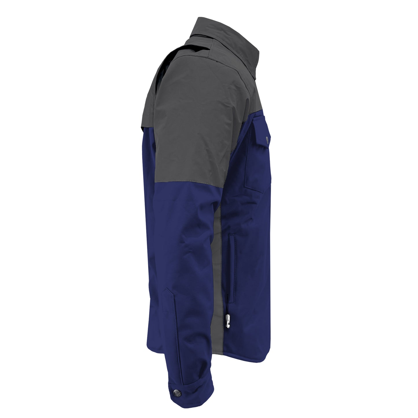 SoftShell Reflective Navy Blue Nebula Winter Jacket for Men - with Pads