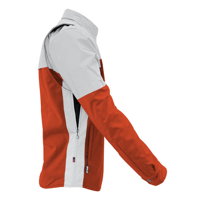 SoftShell Reflective Orange Eclipse Winter Jacket for Men - with Pads