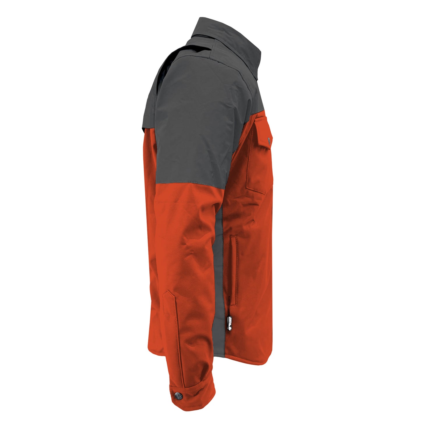 SoftShell Reflective Orange Nebula Winter Jacket for Men - with Pads