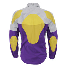 SoftShell Reflective Purple Eclipse Winter Jacket for Men - with Pads