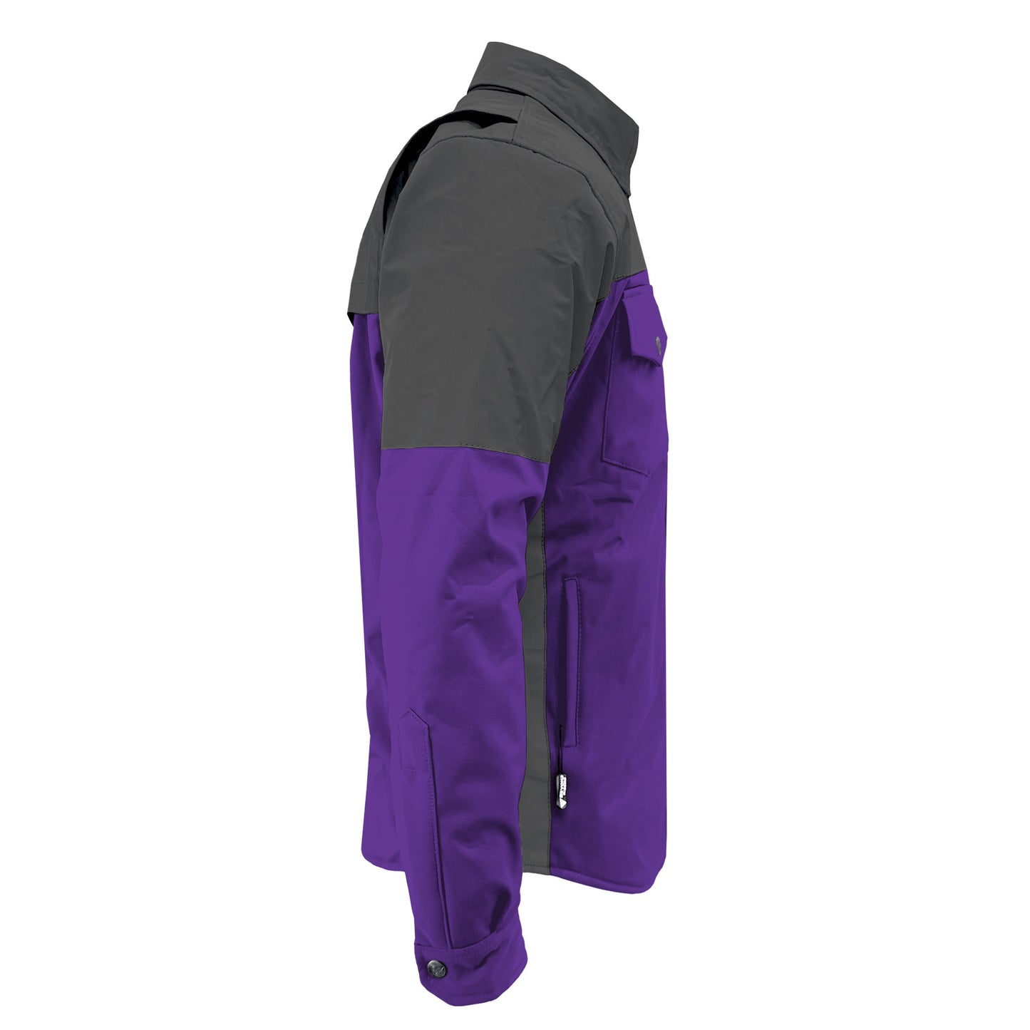 SoftShell Reflective Purple Nebula Winter Jacket for Men - with Pads