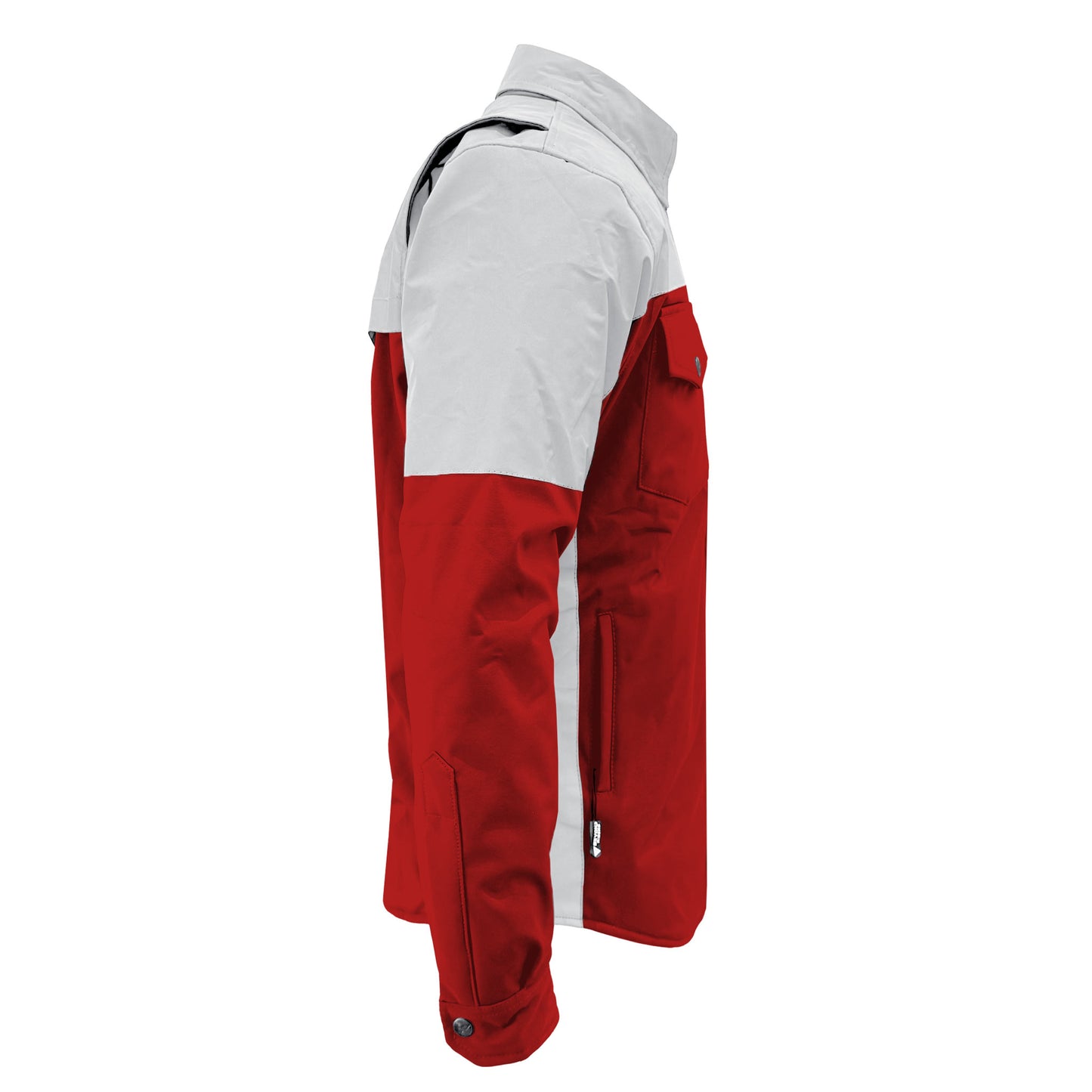 SoftShell Reflective Red Eclipse Winter Jacket for Men - with Pads