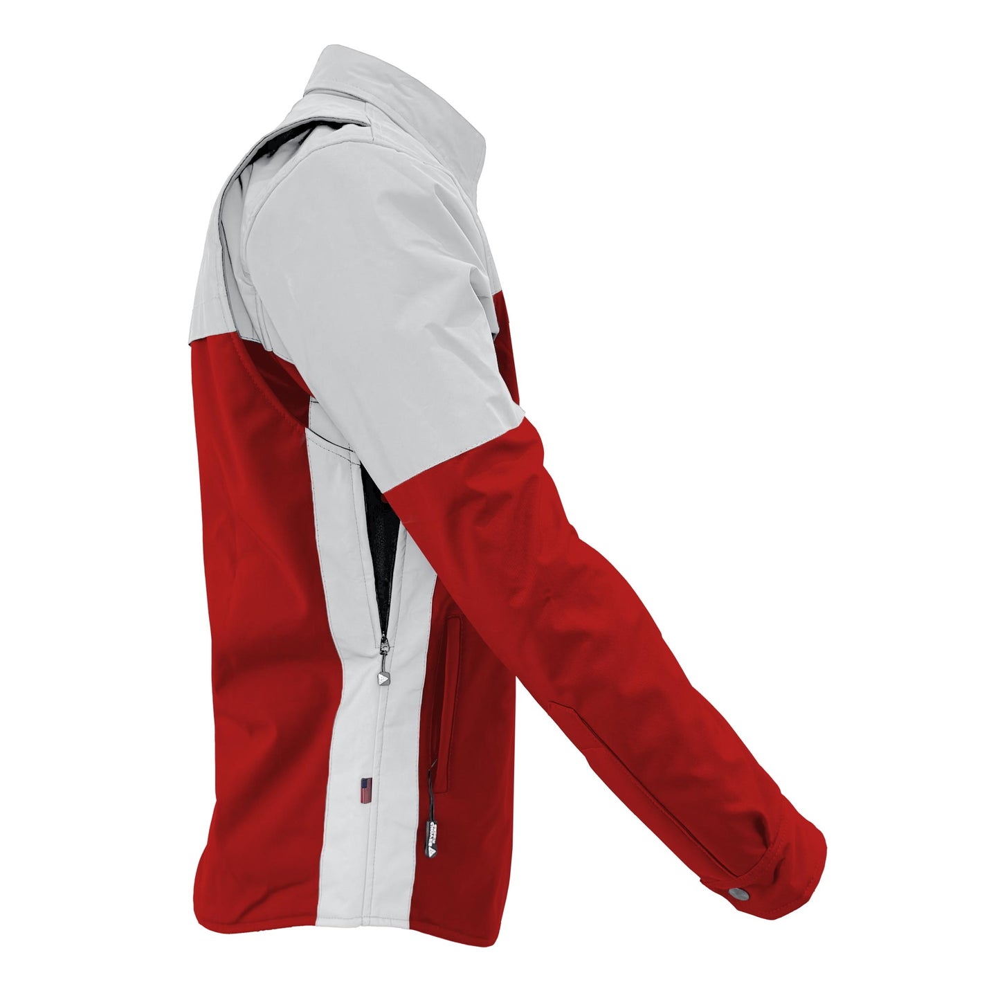 SoftShell Reflective Red Eclipse Winter Jacket for Men - with Pads