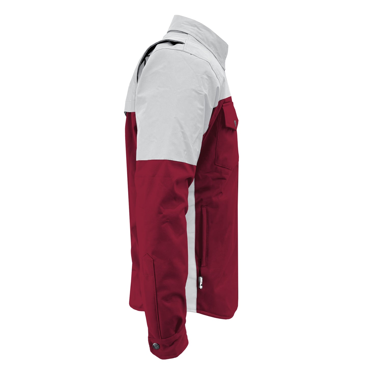 SoftShell Reflective Red Maroon Eclipse Winter Jacket for Men - with Pads