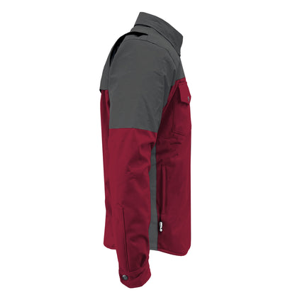 SoftShell Reflective Red Maroon Nebula Winter Jacket for Men - with Pads