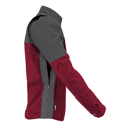 SoftShell Reflective Red Maroon Nebula Winter Jacket for Men - with Pads