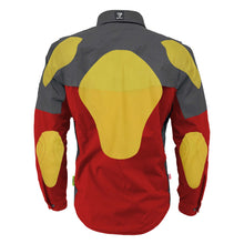 SoftShell Reflective Red Nebula Winter Jacket for Men - with Pads