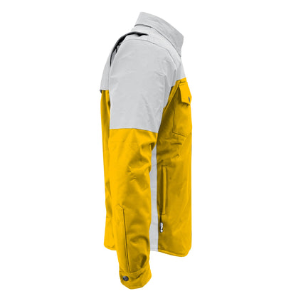 SoftShell Reflective Yellow Eclipse Winter Jacket for Men - with Pads