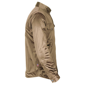 Ultra Protective Shirt - Camel Solid with Pads