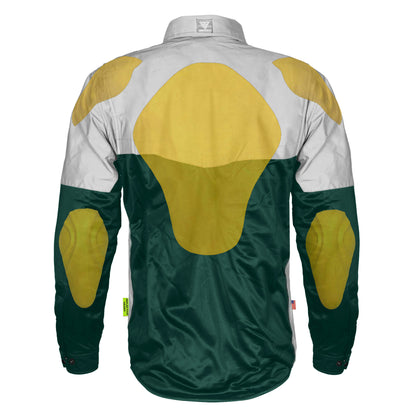 Ultra Reflective Shirt - Dark Green Eclipse with Pads