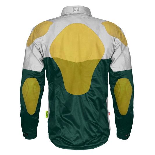 Ultra Reflective Shirt - Dark Green Eclipse with Pads