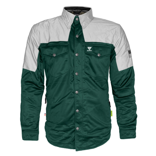Ultra Reflective Shirt - Dark Green Eclipse with Pads