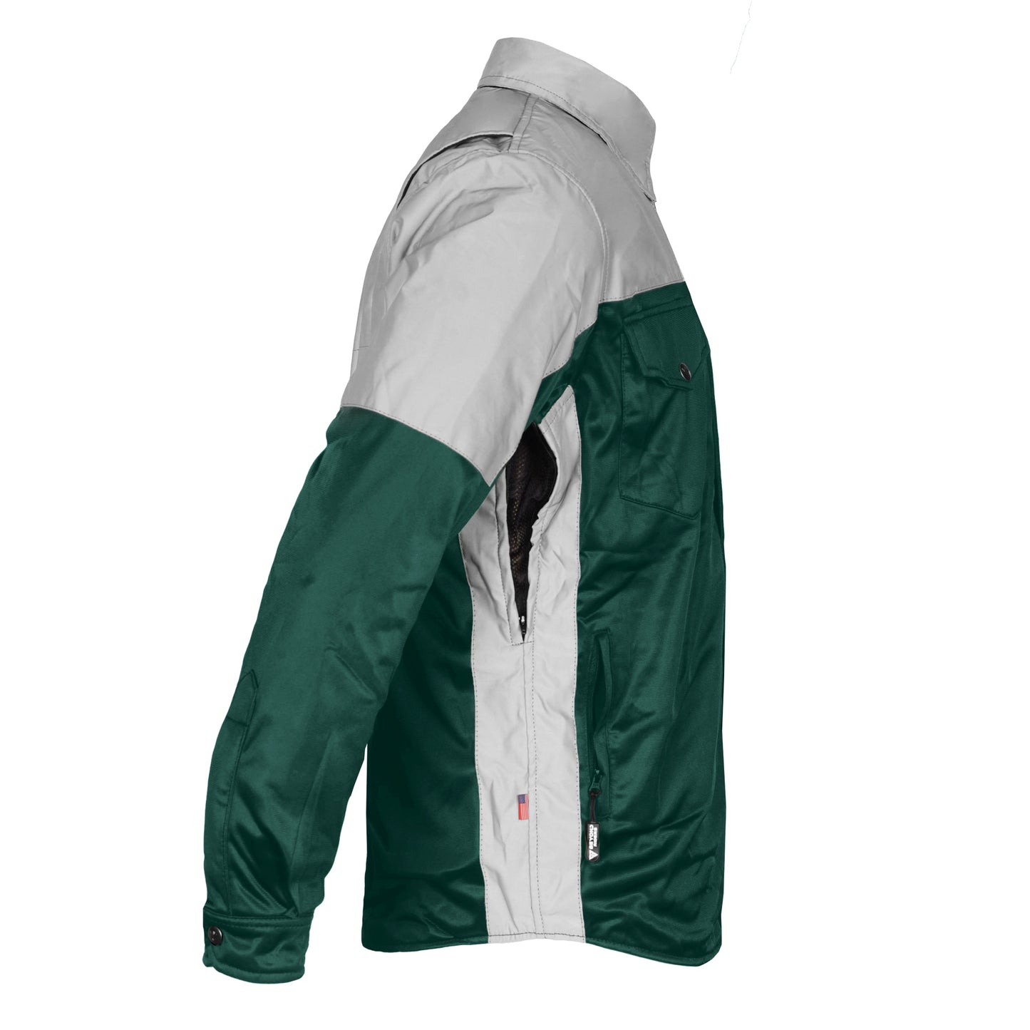 Ultra Reflective Shirt - Dark Green Eclipse with Pads