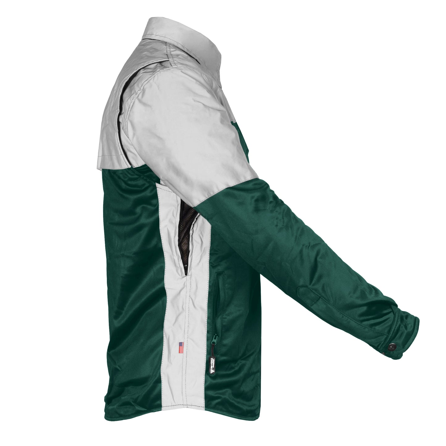 Ultra Reflective Shirt - Dark Green Eclipse with Pads