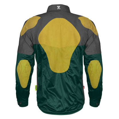 Ultra Reflective Shirt - Dark Green Nebula with Pads