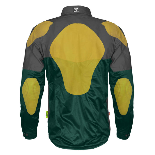 Ultra Reflective Shirt - Dark Green Nebula with Pads