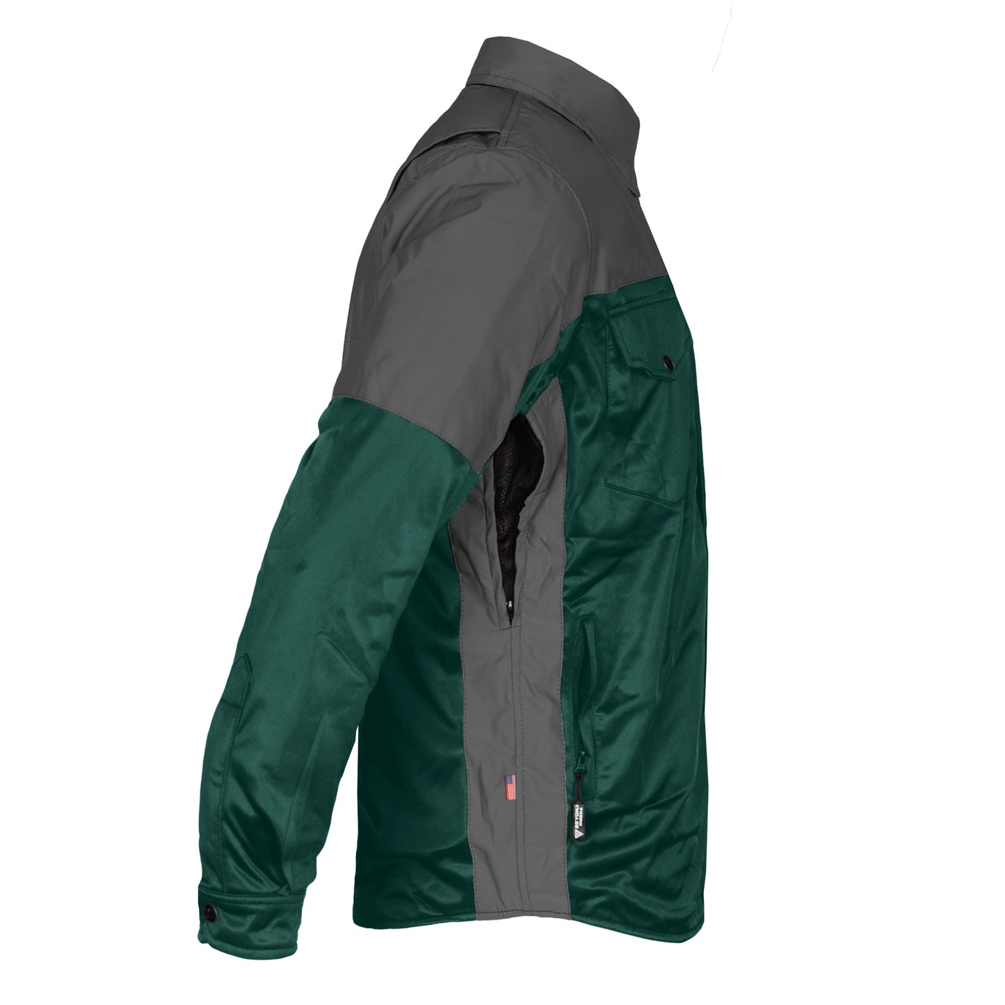 Ultra Reflective Shirt - Dark Green Nebula with Pads