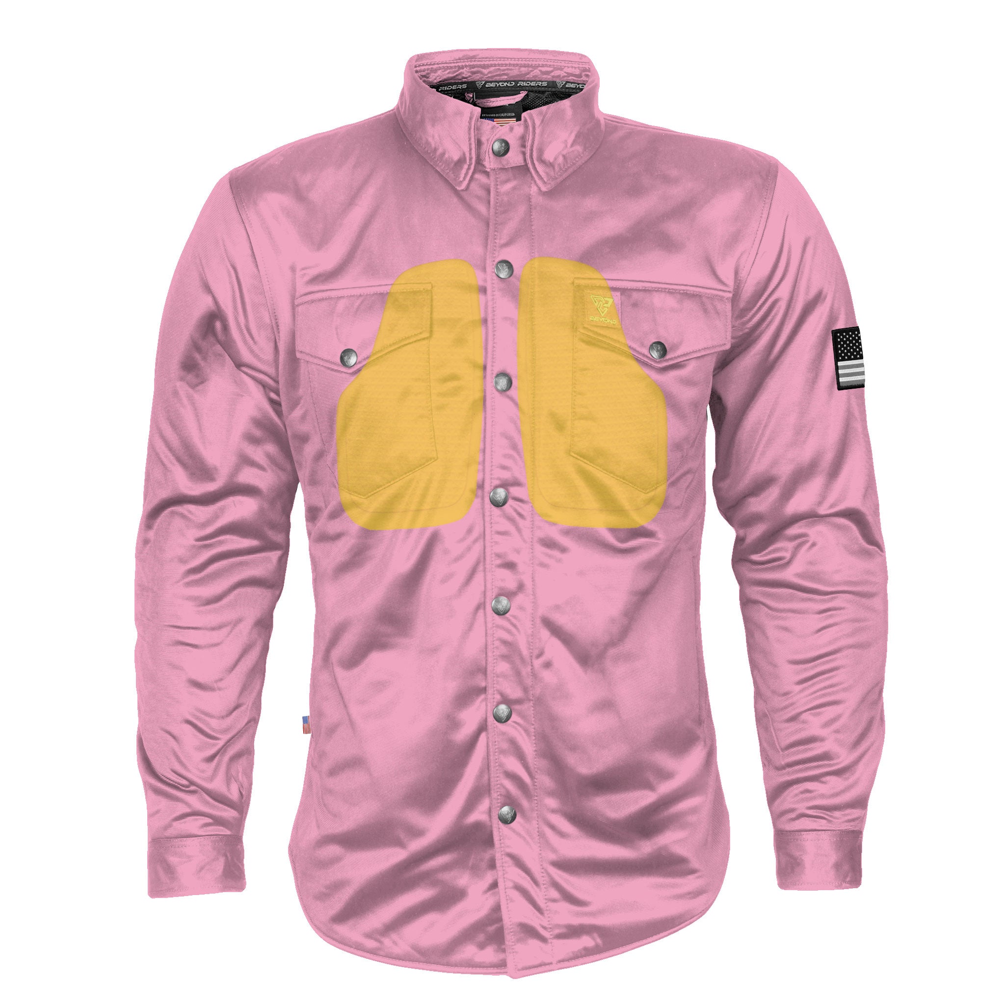 Ultra Protective Shirt - Light Pink Solid with Pads