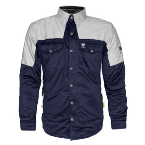 Ultra Reflective Shirt - Navy Blue Eclipse with Pads
