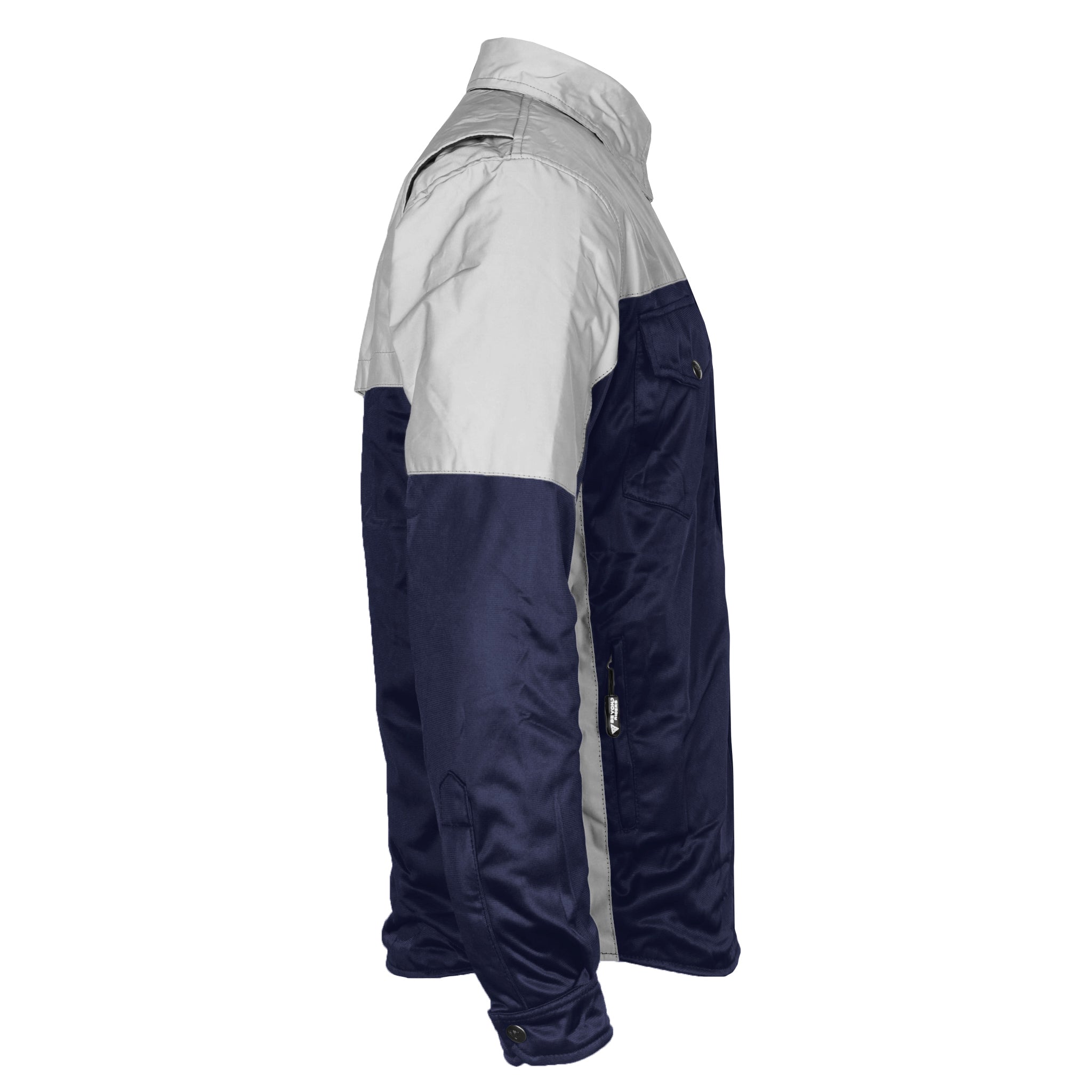 Ultra Reflective Shirt - Navy Blue Eclipse with Pads